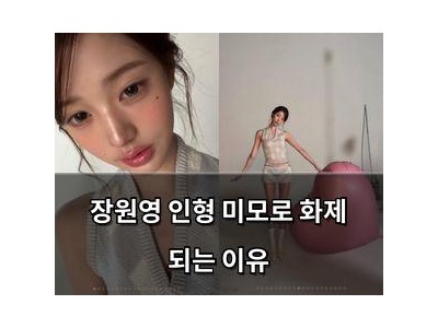 장원영 인형 미모로 화제 되는 이유